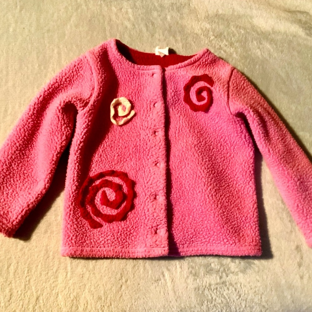 Gap toddler fleece sweater jacket